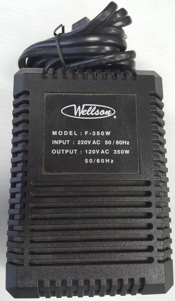 Wellson F-350W Voltage Converter 220/240V to 110/120V, 350 Watts - NEW - Razzaks Computers - Great Products at Low Prices